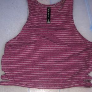 halter crop top for working out